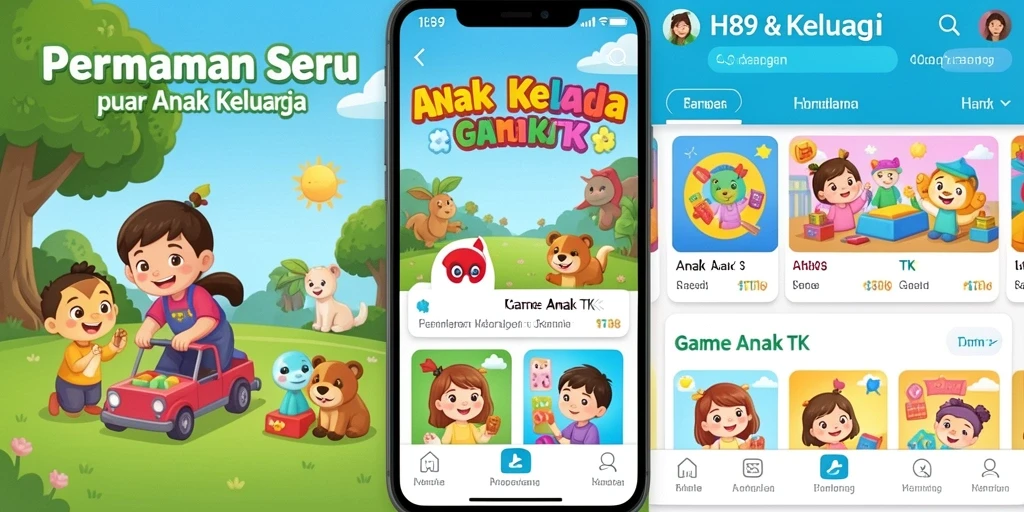 Antarmuka H89 yang menarik dan edukatif untuk anak.