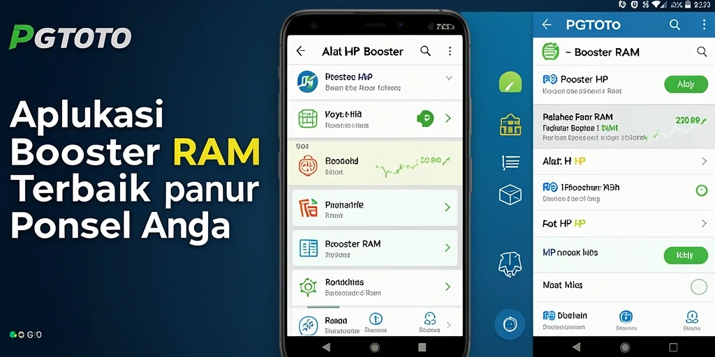 Tampilan antarmuka PGTOTO untuk optimasi RAM yang efisien.