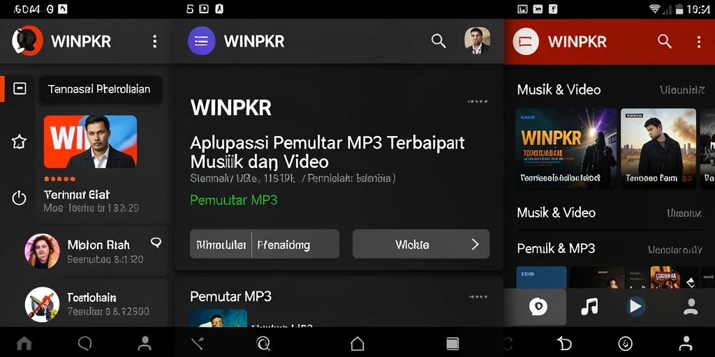 Tampilan antarmuka WINPKR yang user-friendly dan modern.