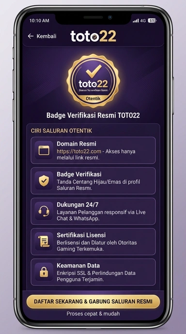 Kanal Resmi Unduh APK toto22 untuk Android