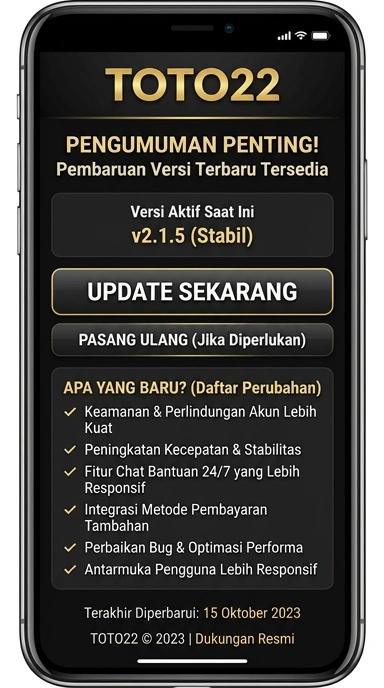 Riwayat Versi toto22 untuk Pengguna Android